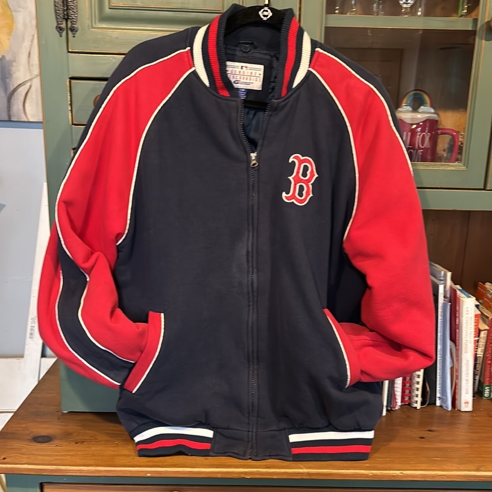 Vintage Red and blue  Boston Red Sox Jacket